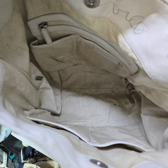 Michael Kors Signature Astor Studded Hobo Bag Shoulder Bag Beige Stain - Picture 12 of 13